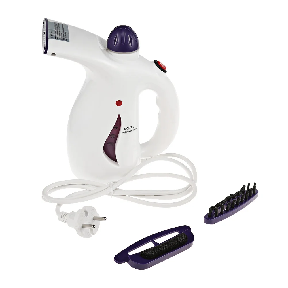 

Portable Handheld Ironing Machine 200ml Water Capacity 110-220V Adjustable Garment Steamer with Two Brushes for Clothes and Face