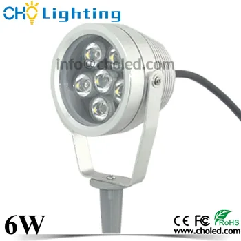 

10PCS IP67 Aluminum 6W LED Spike Garden Yard Landscape Light AC85-265V