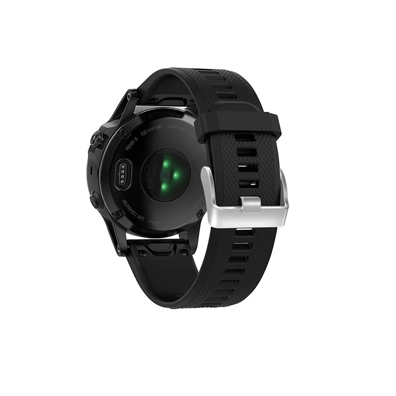 Силиконовый ремешок для наручных gps-часов Garmin Fenix 5x/6/5 плюс Смарт-часы 22 мм Quick Release браслет для часов для Forerunner 935 945