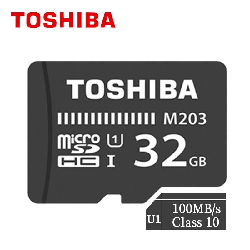 Карта памяти TOSHIBA M203 16 ГБ 32 64 128 SDHC/ SDXCMicro SD карта Max 100 МБ/с./с класс 10 Micro sd TF