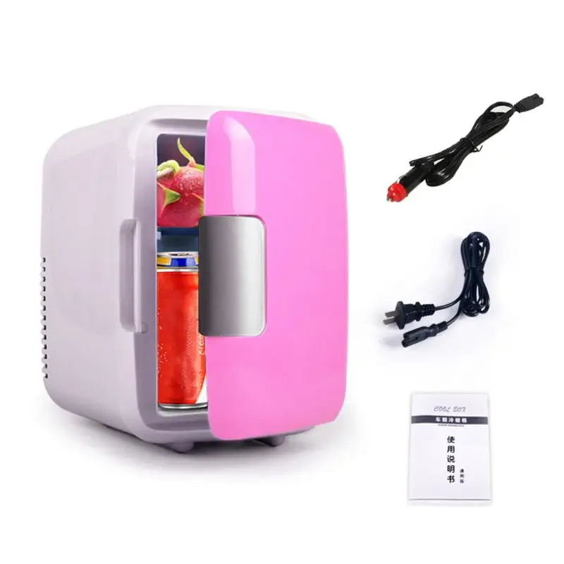 

4L Portable Car Use Refrigerators Ultra Quiet Low Noise Car Mini Refrigerators Freezer Cooling Heating Box Fridge