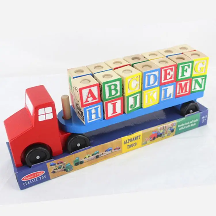 Most Entertaining Wooden Toy Letter Building Block Car Alphabet Truck Wood Car Toys For Toddlers 50Pcs/Set alphabet-building-blocks : image Most Entertaining Wooden Toy Letter Building Block Car Alphabet Truck Wood Car Toys For Toddlers 50Pcs/Set alphabet-building-blocks