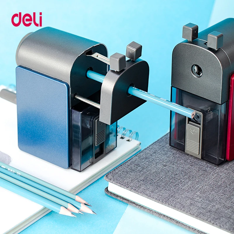 Deli high quality metal manual pencil sharpener Pencil Sharpener Creative Hand Pencil Sharpener
