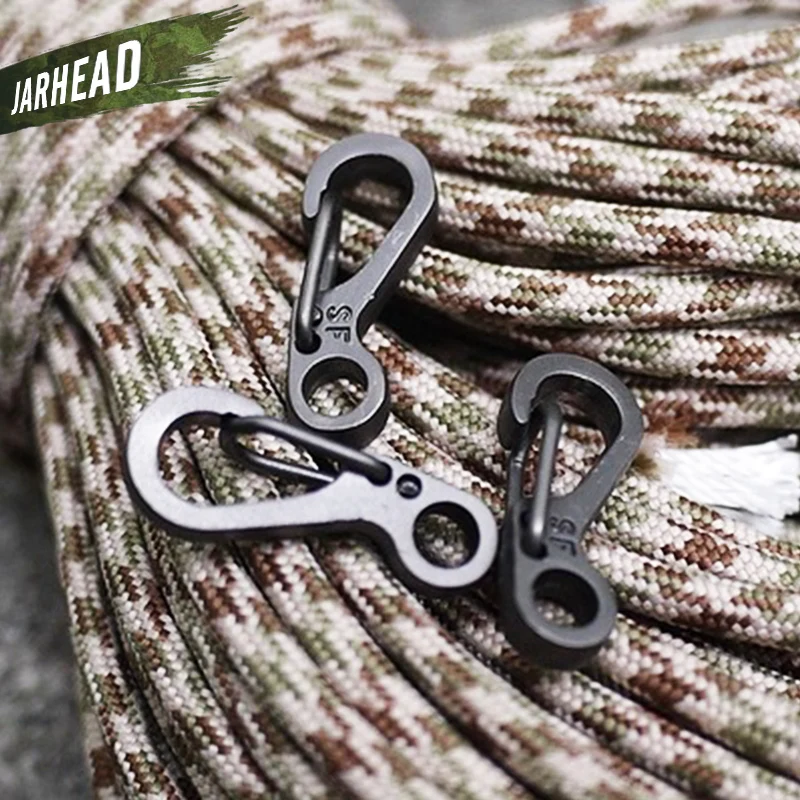 

Mini Spring Backpack Clasps Climbing Carabiners Edc Keychain Camping Bottle Hooks Hiking Tactical Survival Gear 20pcs/Lot