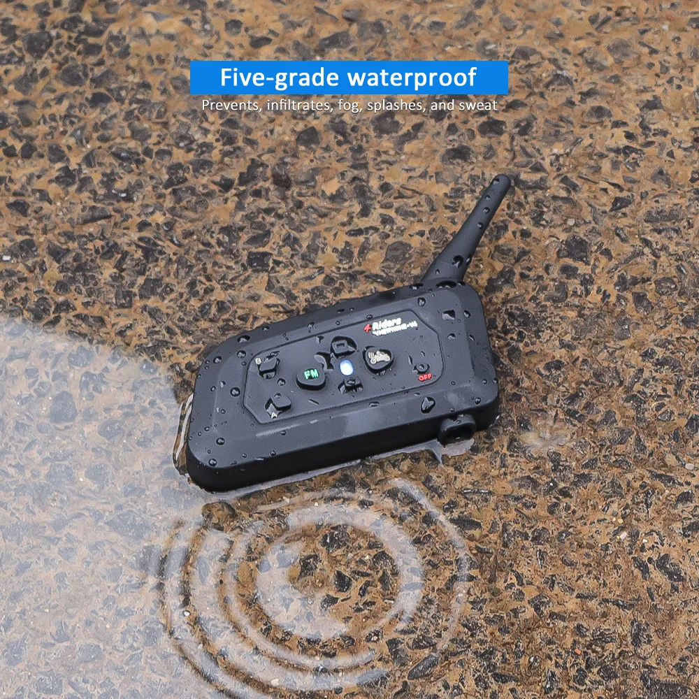 Гарнитура рефери VNETPHONE V4C внутренняя связь 4 канала Bluetooth коммуникатор 1200 м FM радио