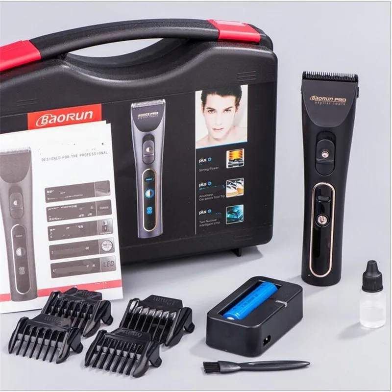 Профессиональная электрическая Парикмахерская Машинка для стрижки волос, триммер, черная керамическая бритва, машинка для стрижки волос, Парикмахерская, ножницы для стрижки волос, резак