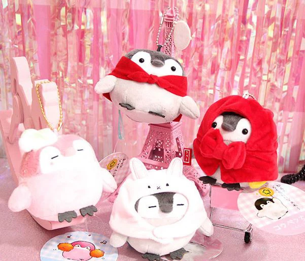 1 шт. Kawaii положительный энергетический Пингвин плюшевый брелок сумка подвесной