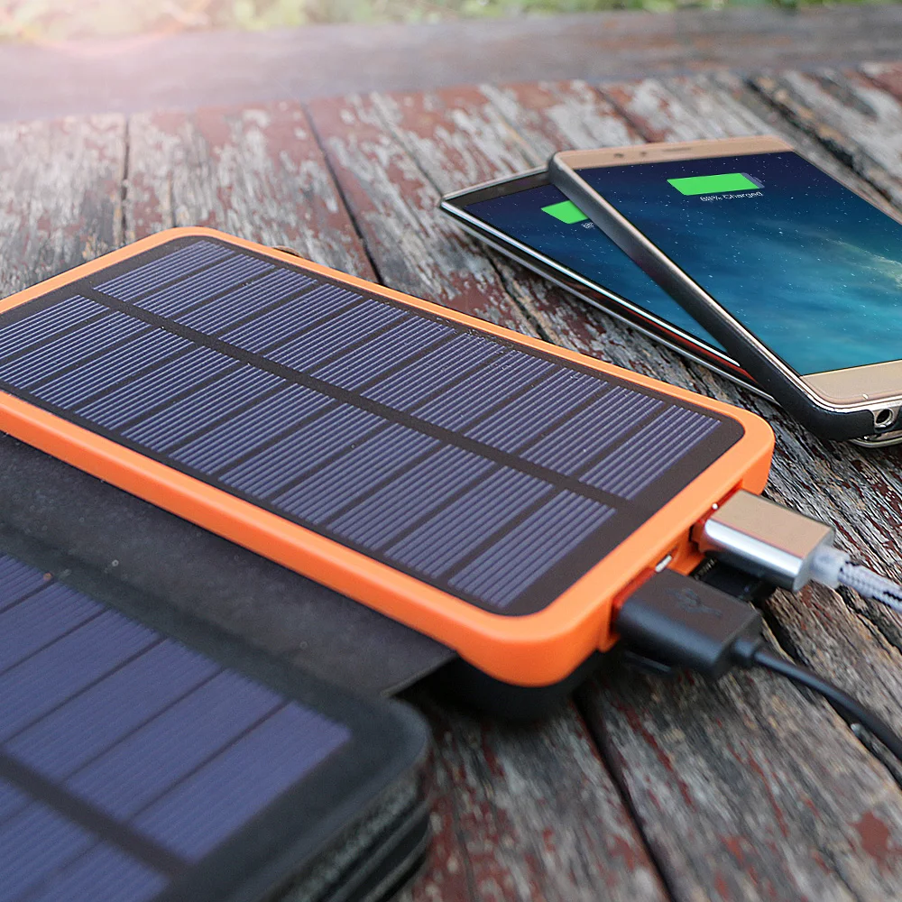 X DRAGON солнечное зарядное устройство для телефона 20000 мАч 5 Вт Powerbank iPhone 11 iPad Samsung HTC