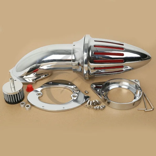 Motorcycle Chrome Air Cleaner Intake Filter For Kawasaki Vulcan VN800 Classic 1995-UP 96 97 Motorcycle Chrome Air Cleaner Intake Filter For Kawasaki Vulcan VN800 Classic 1995-UP 96 97