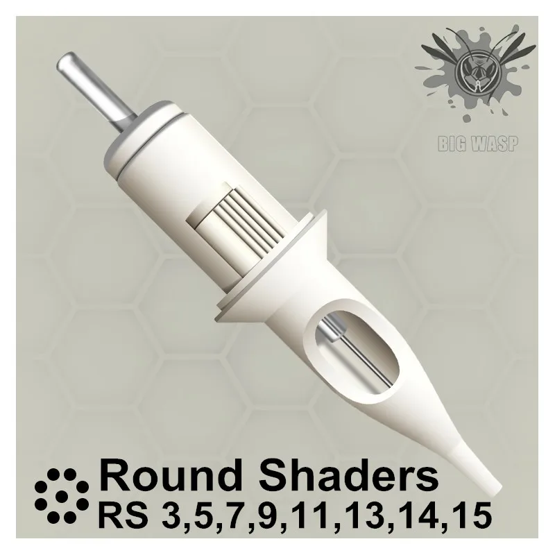 

BIGWASP Standard Tattoo Needle Cartridges - Round Shaders 3/5/7/9/11/13/14/15RS