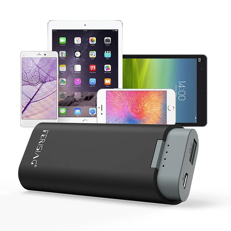 FERISING 5200mah Mini Power Bank External 18650 Lithium Pack Battery Portable Pover bank Powerbank Fast Charger for Moblie Phone FERISING 5200mah Mini Power Bank External 18650 Lithium Pack Battery Portable Pover bank Powerbank Fast Charger for Moblie Phone