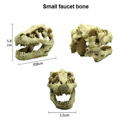 Пиратский динозавр ужас череп голова декор смолы старый Ландшафтный аквариум украшения DIY ретро моделирование аквариума аксессуары