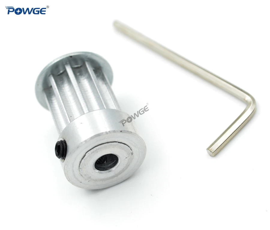 10 Teeth HTD 5M Synchronous Pulley Bore 5/6/6.35/7/8mm for Width 15/20mm HTD5M Timing Belts Gear wheel pulley 10Teeth 10T POWGE timing belt pulley timing pulley belt pulley