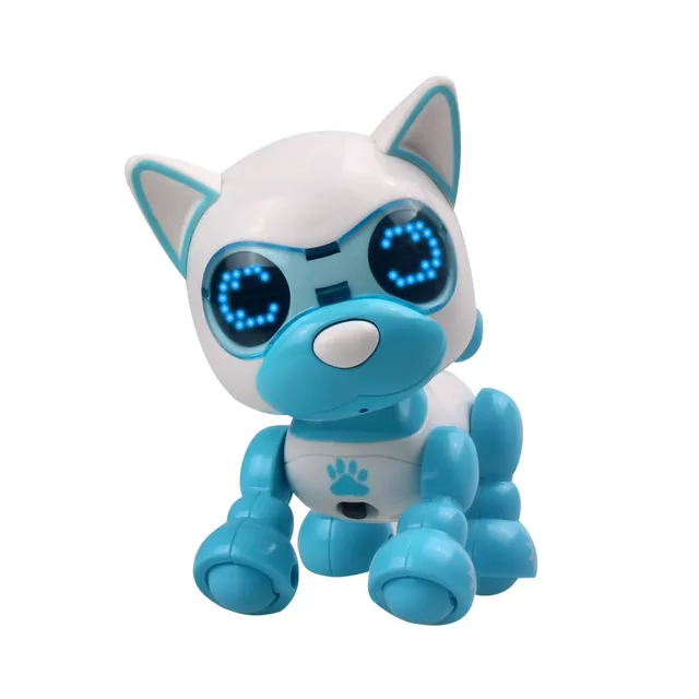 Cute Toy Smart Pet Dog Interactive Smart Puppy Robot Dog Voice-Activated Touch Recording LED Eyes Sound Recording Sing Sleep 2