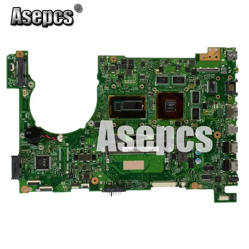 Материнская плата для ноутбука Asepcs для ASUS Q550LF N550LF PC PN 60NB0230-MBB000 N550LF основная плата cpu i7-4500U cpu DDR3 полностью протестирована