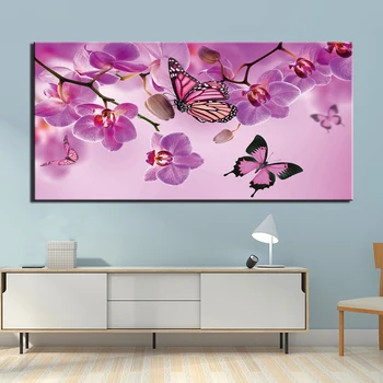 

HD Print Painting Modular Home Decor Pictures 1 Piece Abstract butterfly Frame Wall Art Poster Modern Living Room Canvas