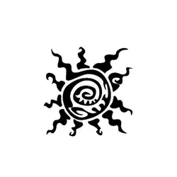 Autocollant Tribal Surf Sun en vinyle, pare choc de fenêtre de voiture, autocollant JDM en vinyle pour loisirs 
