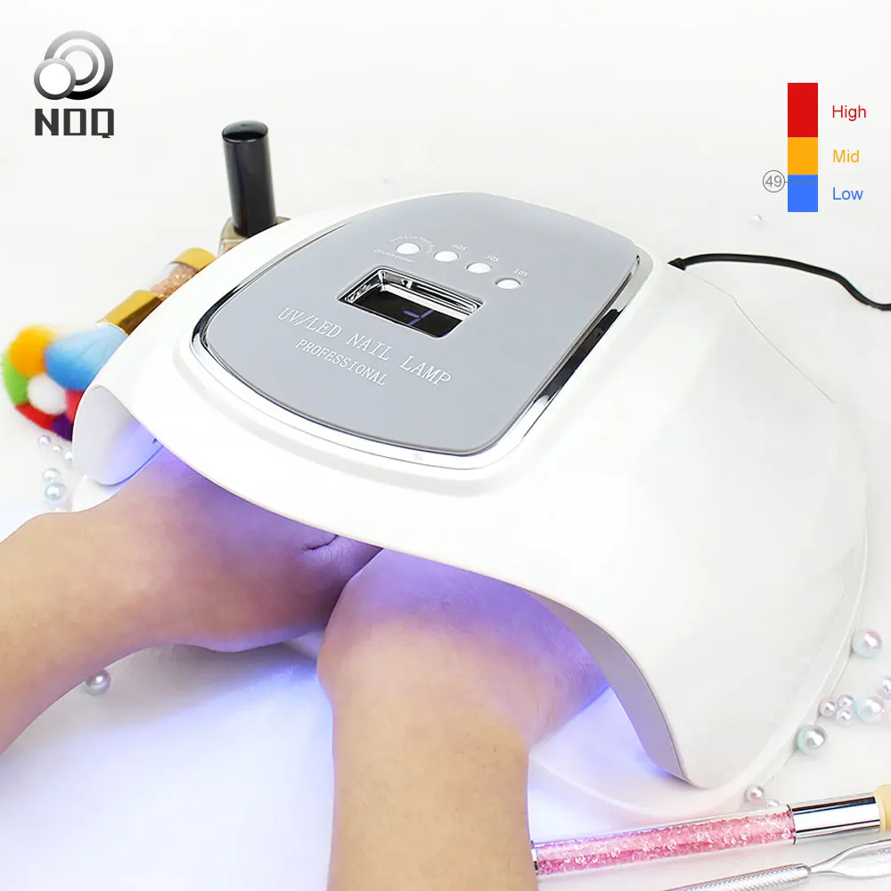 

NOQ PLUS Uv Led 72w Nail Light Dryer Lamp For Nails Gel Polish Therapy Curing Machine With Timer Button Nail Art Tool