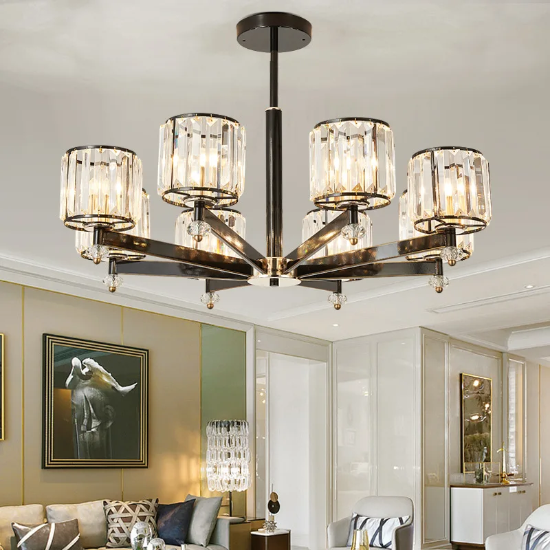 

LED Chandelier for Living Room LED Chandelier for Bedroom Crystal Chandelier Lighting Fixture Hanging Lamp Modern Home Decorate