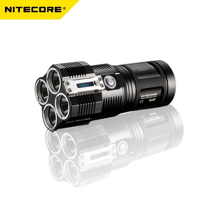 Nitecore TM26 0," lcd 4* Cree XM-L2 4000 люменов светодиодный светильник-вспышка с мультирежимной памятью O светодиодный светильник с батареей 4*18650