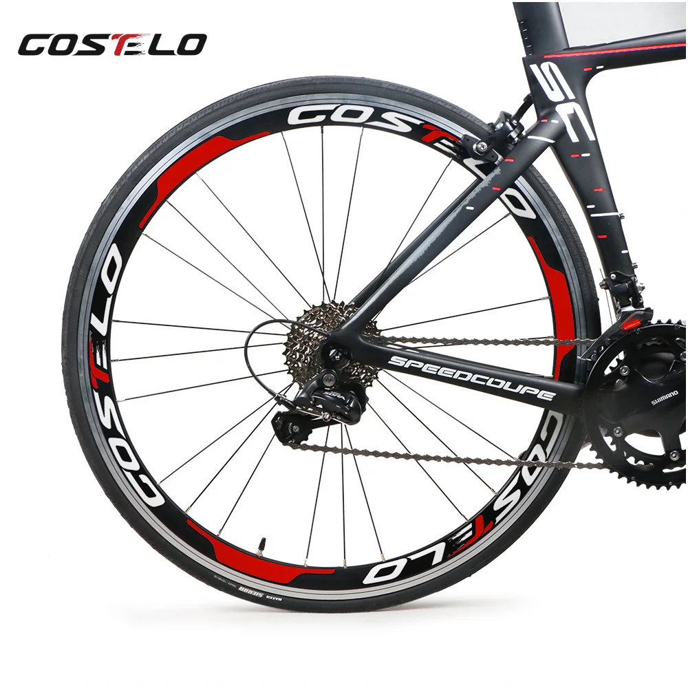 

clear stock alloy wheels 50mm alloy Wheels Clincher tubular tubuless for 1pcs rear/ front free shipping