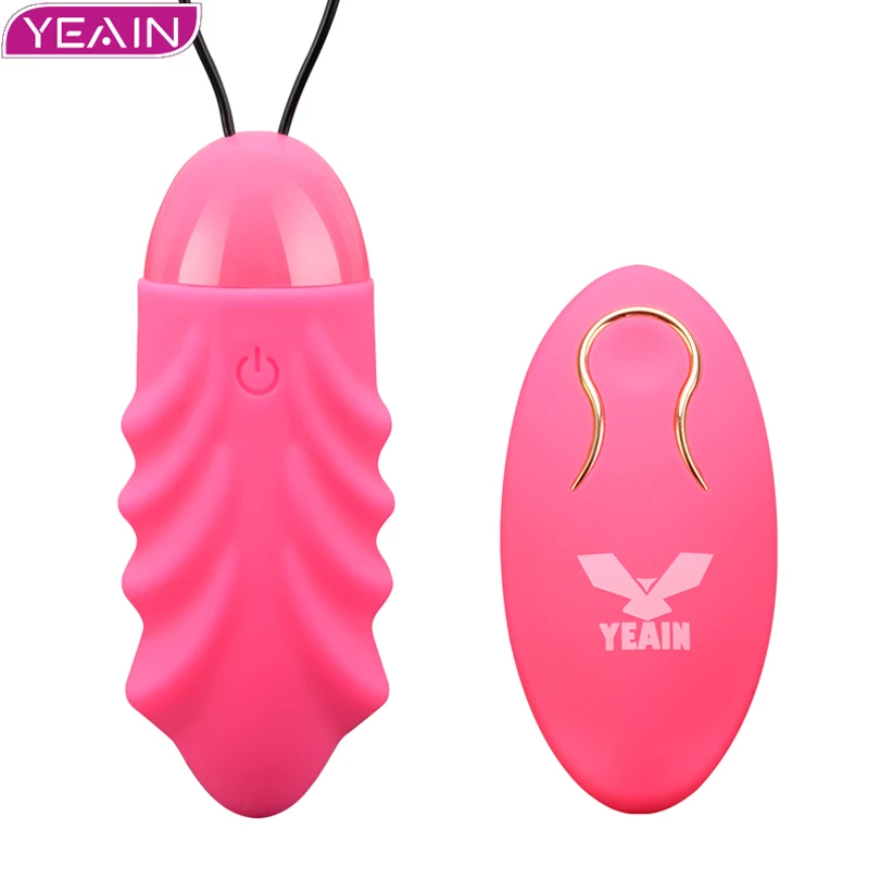 Waterproof Wireless remote control vibrating eggs Female Vaginal Tight Exercise smart love Ball of jump eggs Sex toys for woman