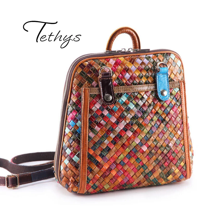 2017 Luxury font b Backpacks b font font b Women b font Bags Designer Genuine Leather