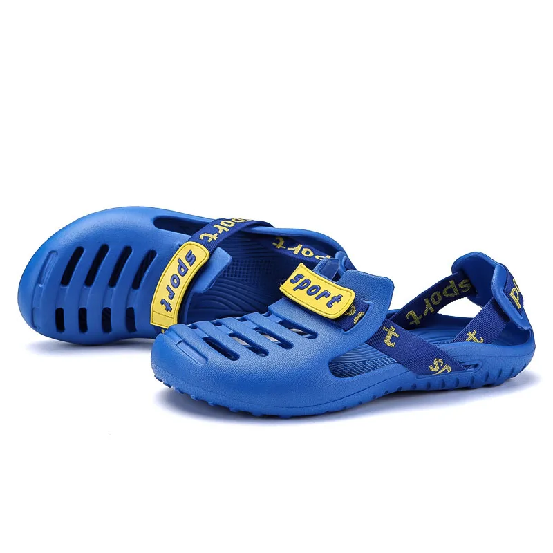 2019 Hot Sale Brand Fashion Sandals Eva Clogs Swimming Shoes Men Croc Band Summer Water Black White Air Beach Garden Mens Shoes