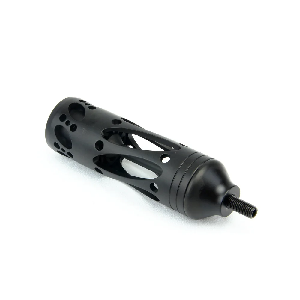 Black Archery Compound Bow Stabilizer 5 inch Aluminum Alloy Damper