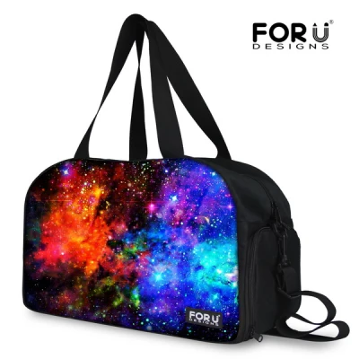 C0163T FORUDESIGNS Galaxy дизайнерская мужская сумка для багажа, Мужская Дорожная сумка для мальчиков-подростков, дорожная сумка для путешествий, ручная кладь, легкие багажные сумки - Цвет: C0163T