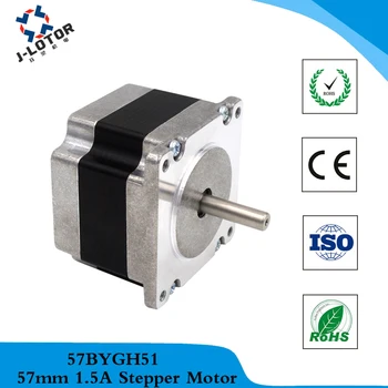 

Precise Large Torque 0.6NM 1.5A 2500RPM 57*57*51mm Stepper motor 57BYG Stage lighting motor 3D printer motor