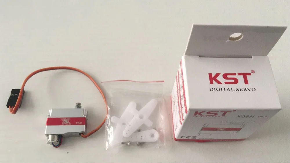 

KST X08N V5 3.8-7.4V 8g Metal Gear Micro Digital Servo For RC Robot UAV Airplane
