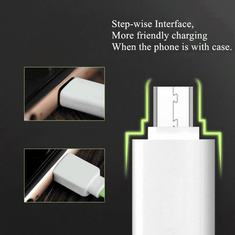 VOXLINK المصغّر usb كابل سريع شحن مايكرو كابل بيانات ل سامسونج/xiaomi/lenovo/huawei/HTC/LG/ meizu شاحن هاتف محمول يعمل بنظام تشغيل أندرويد كابلات