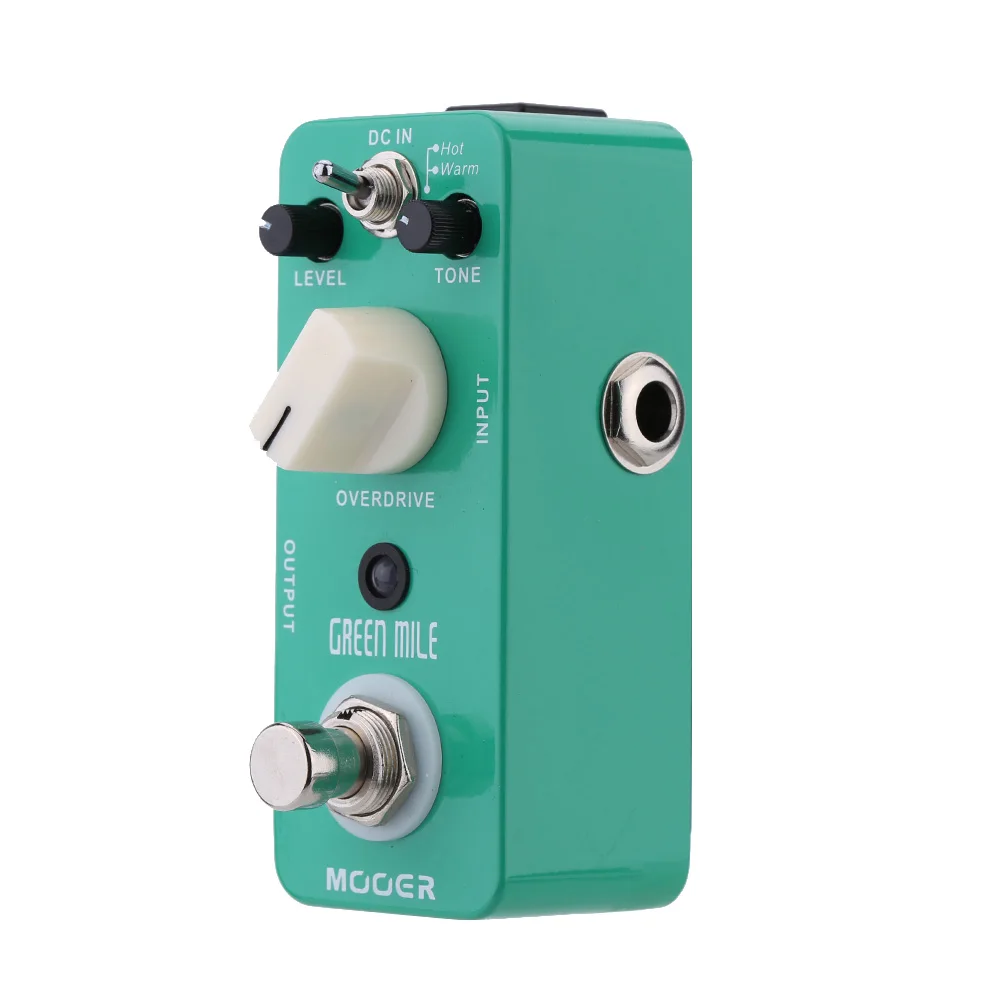 Mooer Green Mile Micro Mini Overdrive педаль эффектов для электрогитары True Bypass