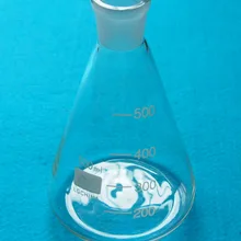 500 мл, стеклянная колба Erlenmeyer, соединения Groud 24/29, лабораторная коническая бутылка