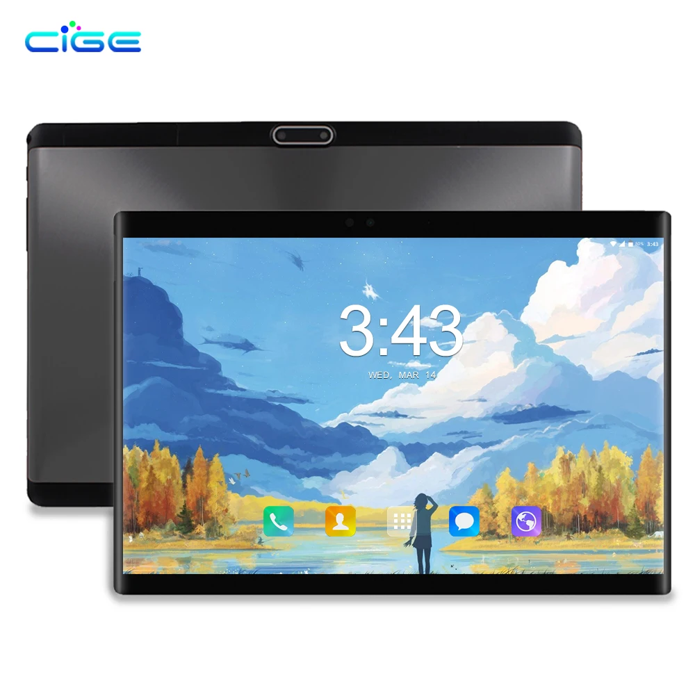 

New Design Android Tablets 10.1 inch Android 8.0 Octa Core 1280 x 800 IPS LCD 4G lte Phone Call SIM laptop WiFi 64GB pc Tablet
