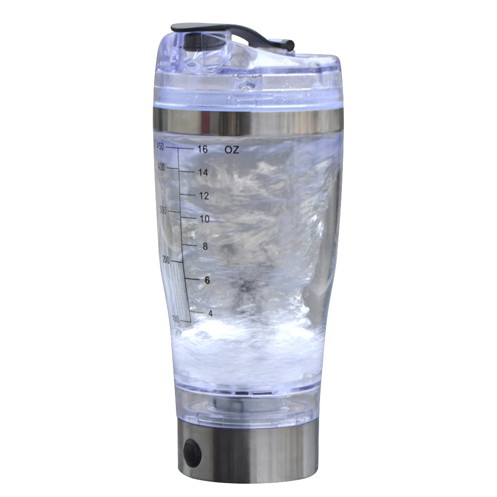 Rechargeable Powder Protein Shaker Bottles Electric Automatic Drinkware