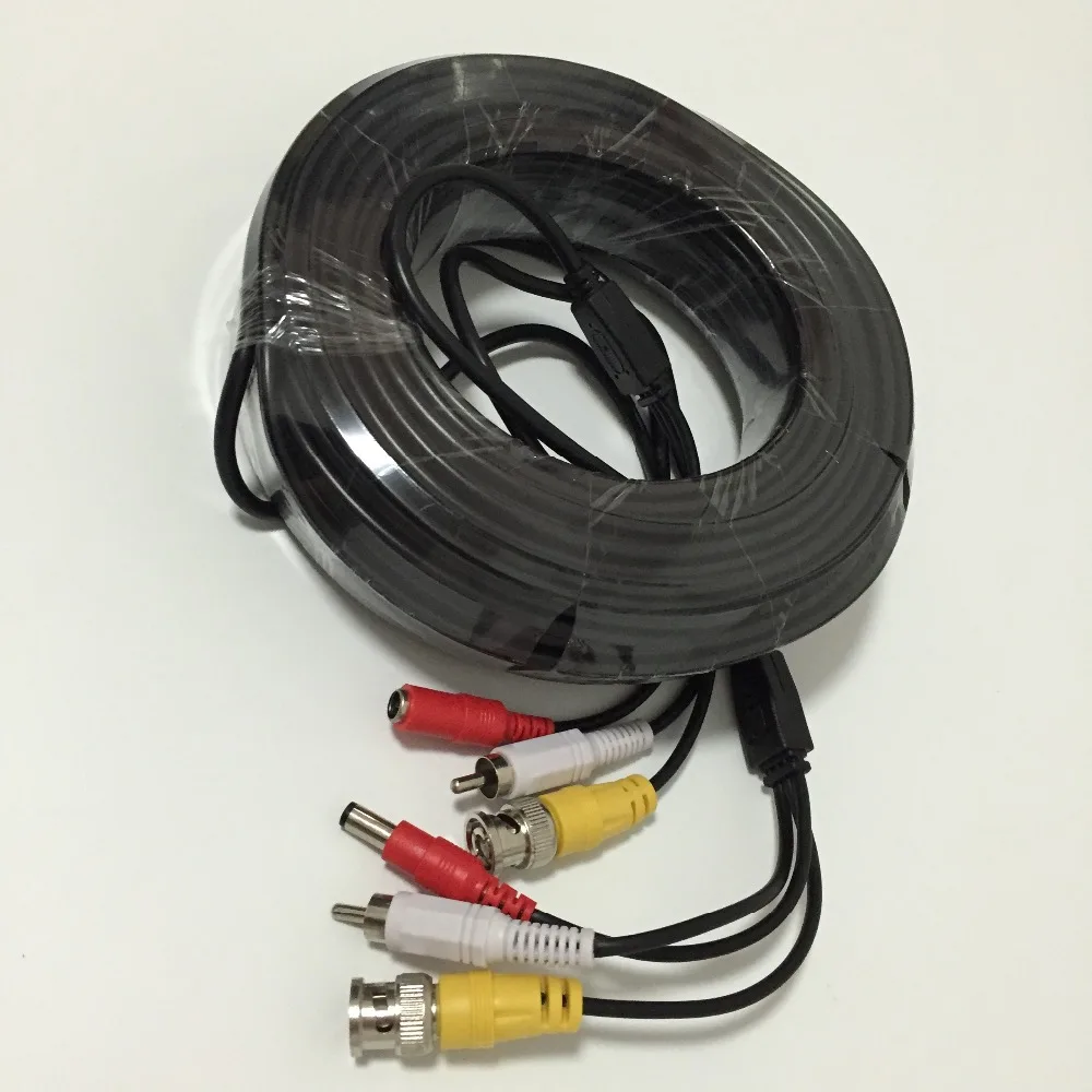 50FT/65FT/100FT CCTV All-In-One RCA Audio & BNC RCA Video & Power Cable for Security AHD TVI CVI 1080P HD Camera DVR Systems Use 50FT/65FT/100FT CCTV All-In-One RCA Audio & BNC RCA Video & Power Cable for Security AHD TVI CVI 1080P HD Camera DVR Systems Use