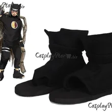 Наруто обувь Наруто Канкуро Черный Косплей обувь