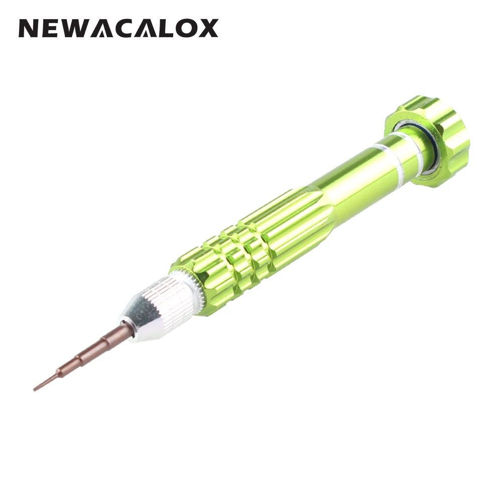 NEWACALOX 5 в 1 Набор инструментов для ремонта, набор прецизионных магнитных отверток Torx для iPhone, мобильных телефонов, ноутбуков, солнцезащитных очков 2 шт./лот