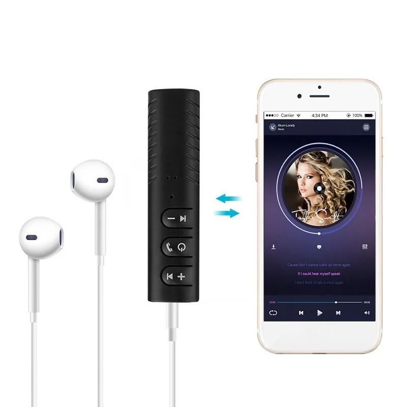 

Stereo Muisc Wireless Receivers Auto Car Kit Bluetooth 4.1 Audio Receiver 3.5mm Aux Audio Receiver Adapter Bluetooth Receiver