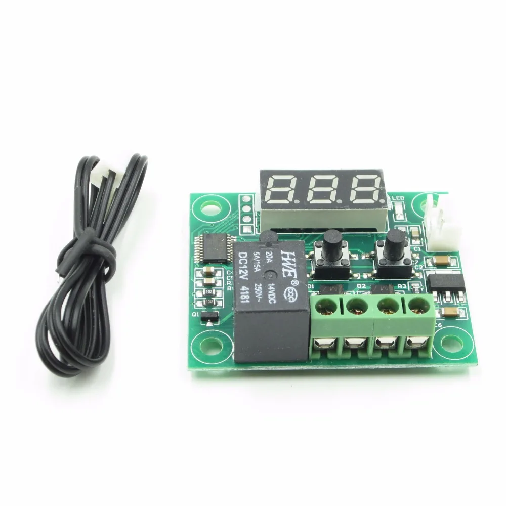 W1209 Digital thermostat Temperature Controler 12V +sensor