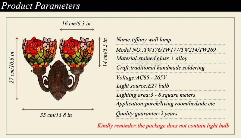 Tiffany wall lamp (24)