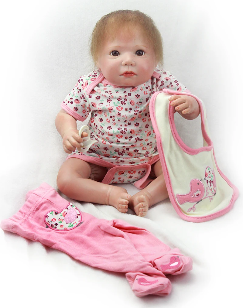 

Pursue 20"/50 cm 100% Handmade Real Reborn Babies Silicone Vinyl Baby Doll Reborn for Children Girl Boy Doll Toys Birthday Gift