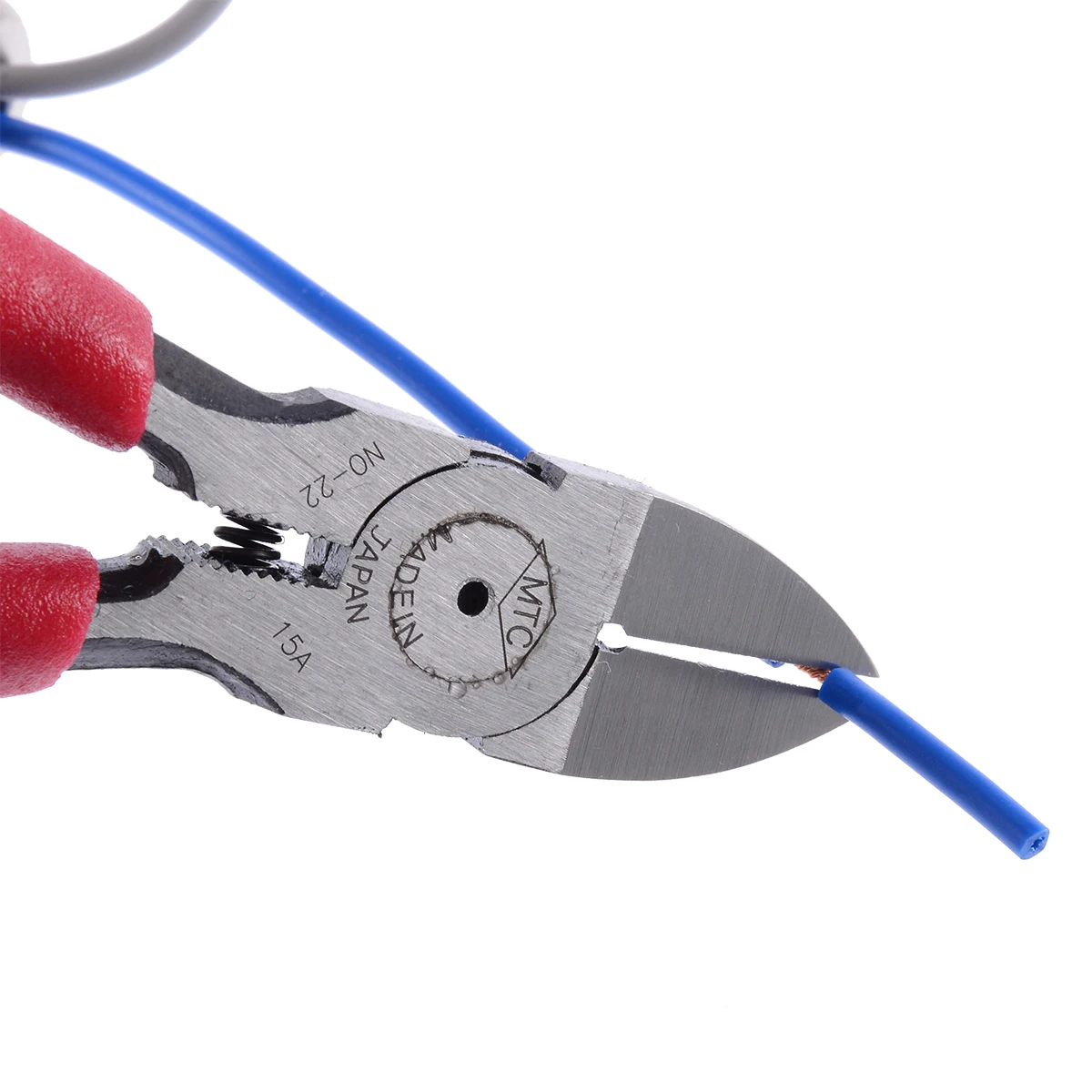 High Strength Diagonal Plier 6" 45# Flush Cut Side Cutting Pliers PVC Handle Electrical Wire Cable Cutter Hand Tools