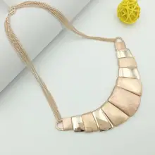 Lrstraight ожерелье-чокер из сплава в форме геометрии, модное простое стильное массивное ожерелье, Женские Ювелирные изделия Mrs win