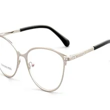 MONGOTEN Брендовые женские модные сплав полный обод Роскошные Алмазные линзы по рецепту оптические очки Анти-усталость очки для чтения