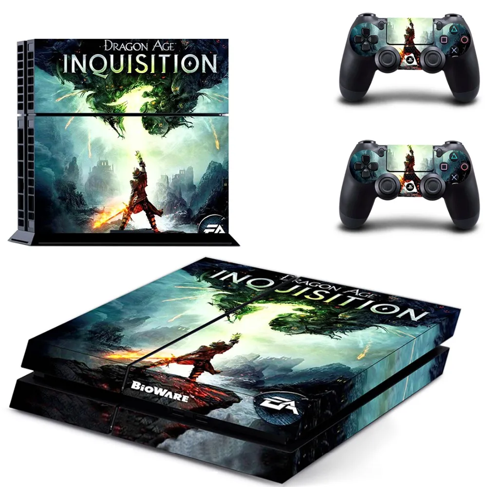 Дизайнерская наклейка для PS4 Для консольной системы playstation 4 и беспроводного контроллера Dualshock PS4-Dragon Age: Inquisition
