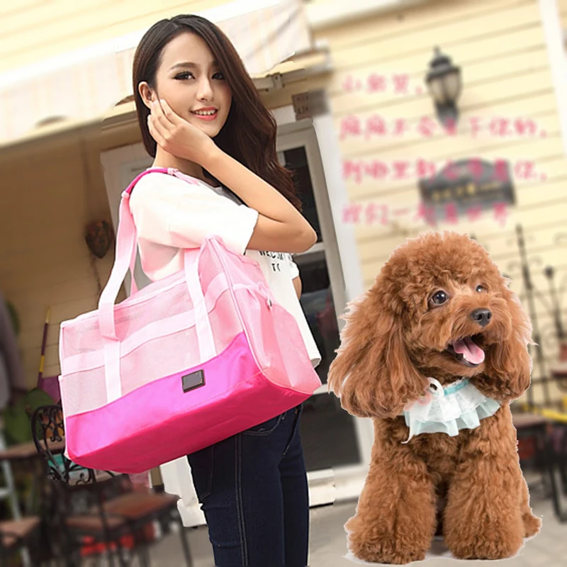 

Breathable Travel Dog And Cat Pet Carrier Tote Handbag Fashoin Transportation Hiking Shoulder Carrying Little Small Animals Bags