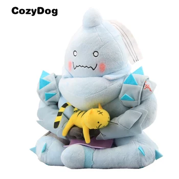 

32 CM Anime Fullmetal Alchemist Kawaii Plush Toy Doll Cartoon Figure Alphonse Elric with Cat Soft Stuffed Toys for Children Gift